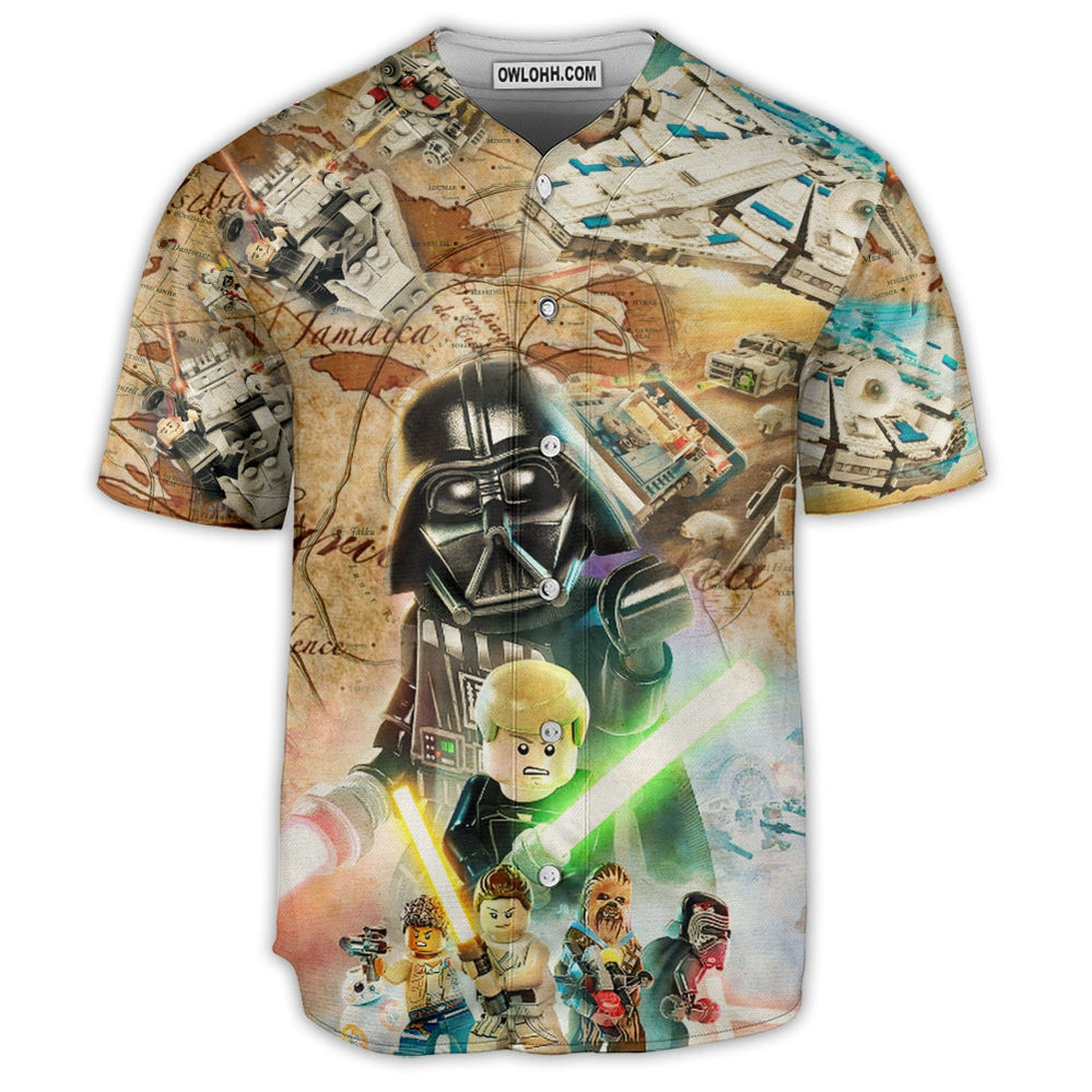 Star Wars Lego Pirate Vintage Ship - Baseball Jersey - Chic Loom