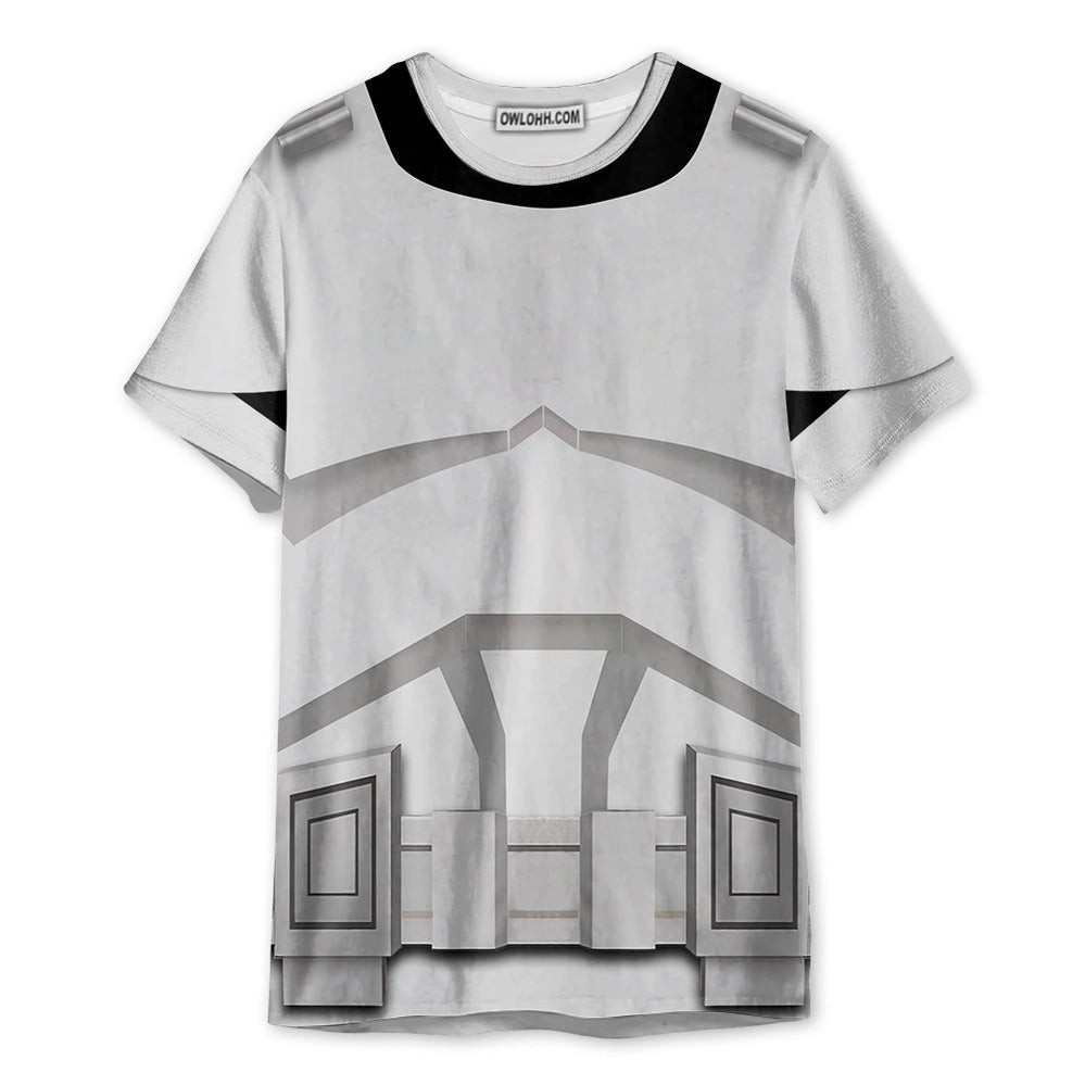 SW Stormtrooper Cosplay - Unisex 3D T-shirt - Chic Loom