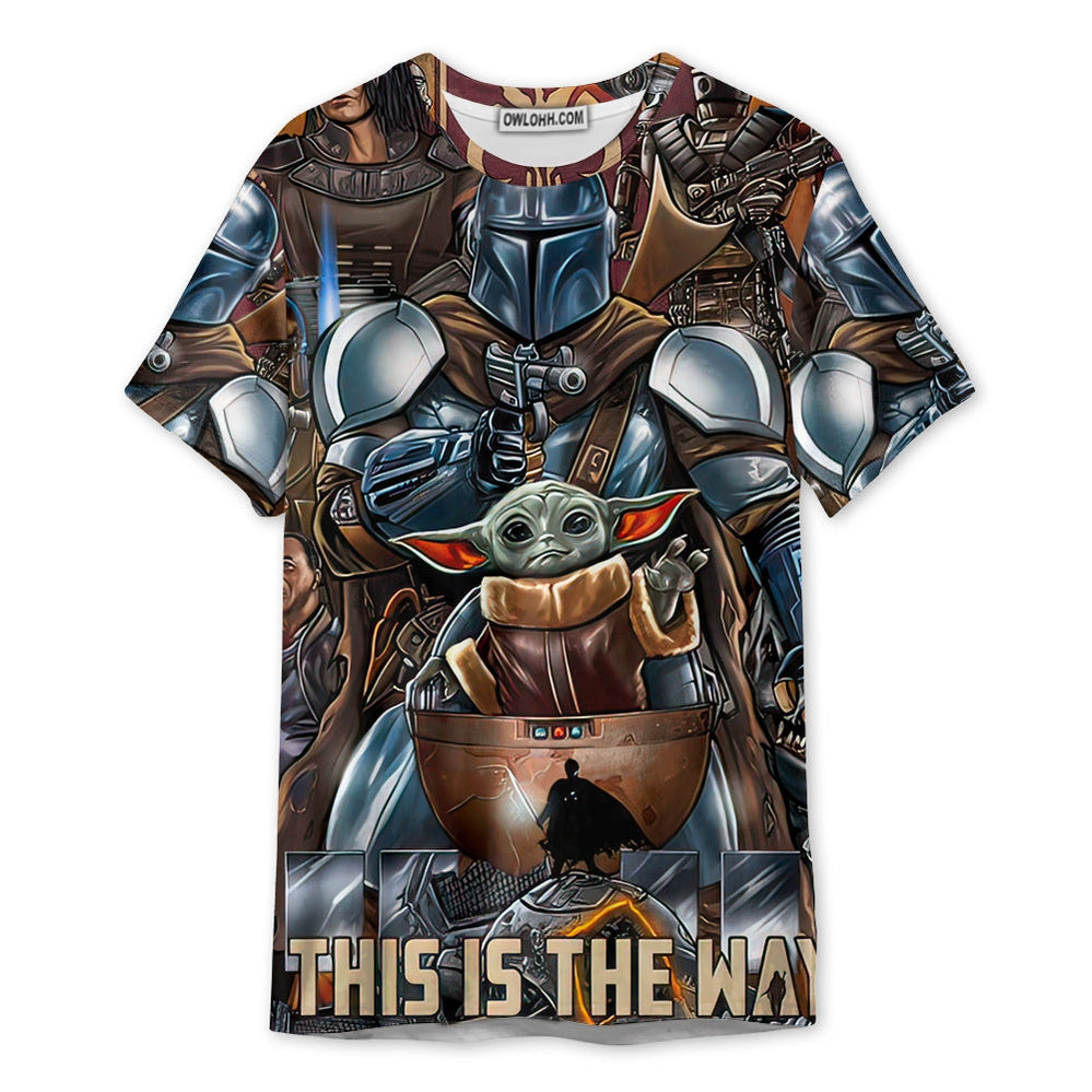 Starwars This Is The Way Vintage - Unisex 3D T-shirt - Chic Loom