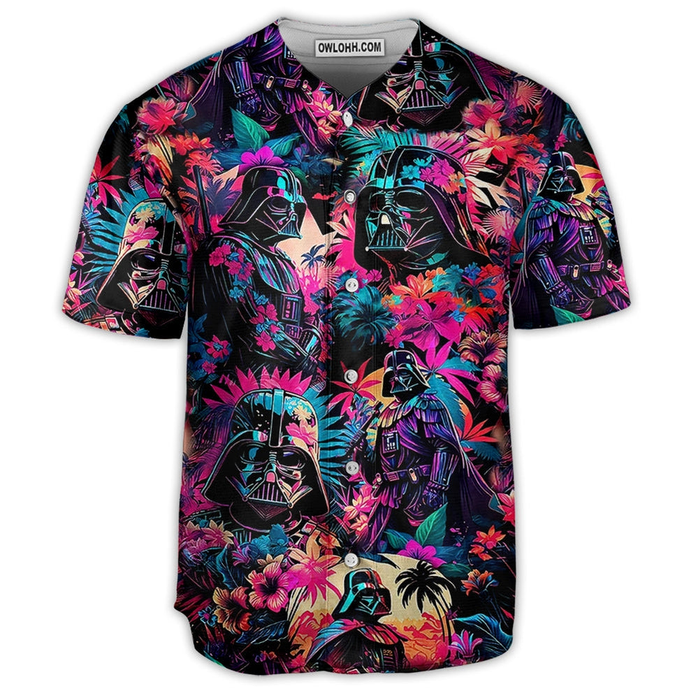 Starwars Darth Vader Synthwave Cool - Baseball Jersey - Chic Loom
