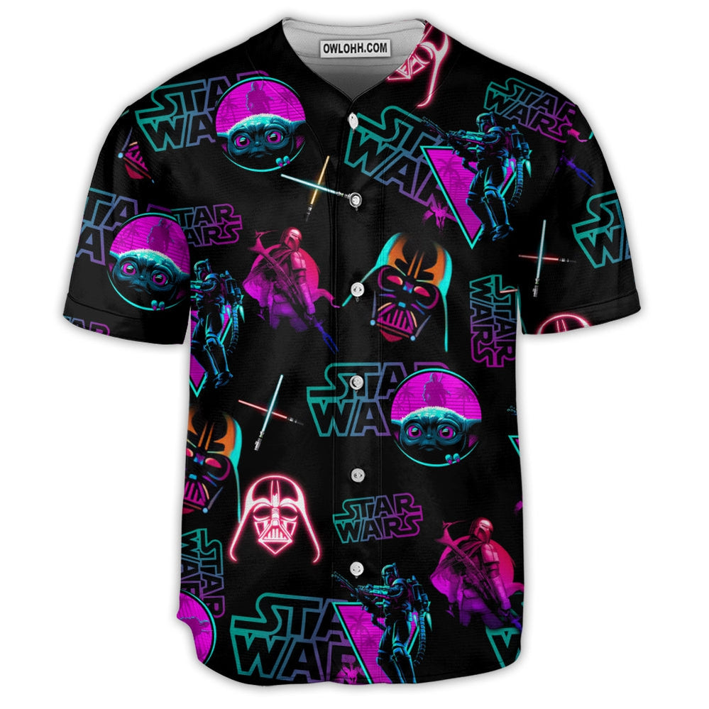 Neon Starwars - Baseball Jersey - Chic Loom
