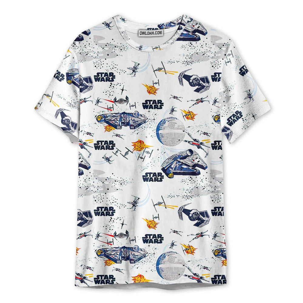 Starwars Space Ship - Unisex 3D T-shirt - Chic Loom