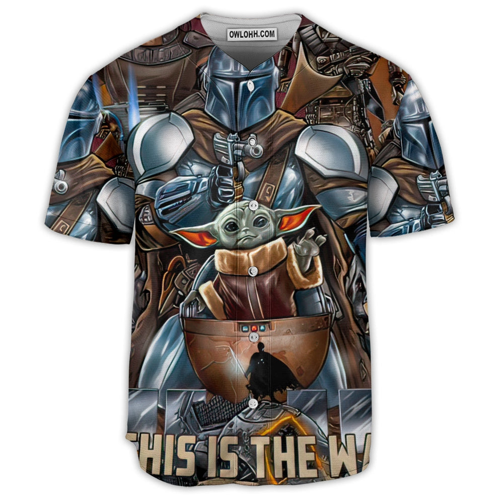 Starwars This Is The Way Vintage - Baseball Jersey - Chic Loom