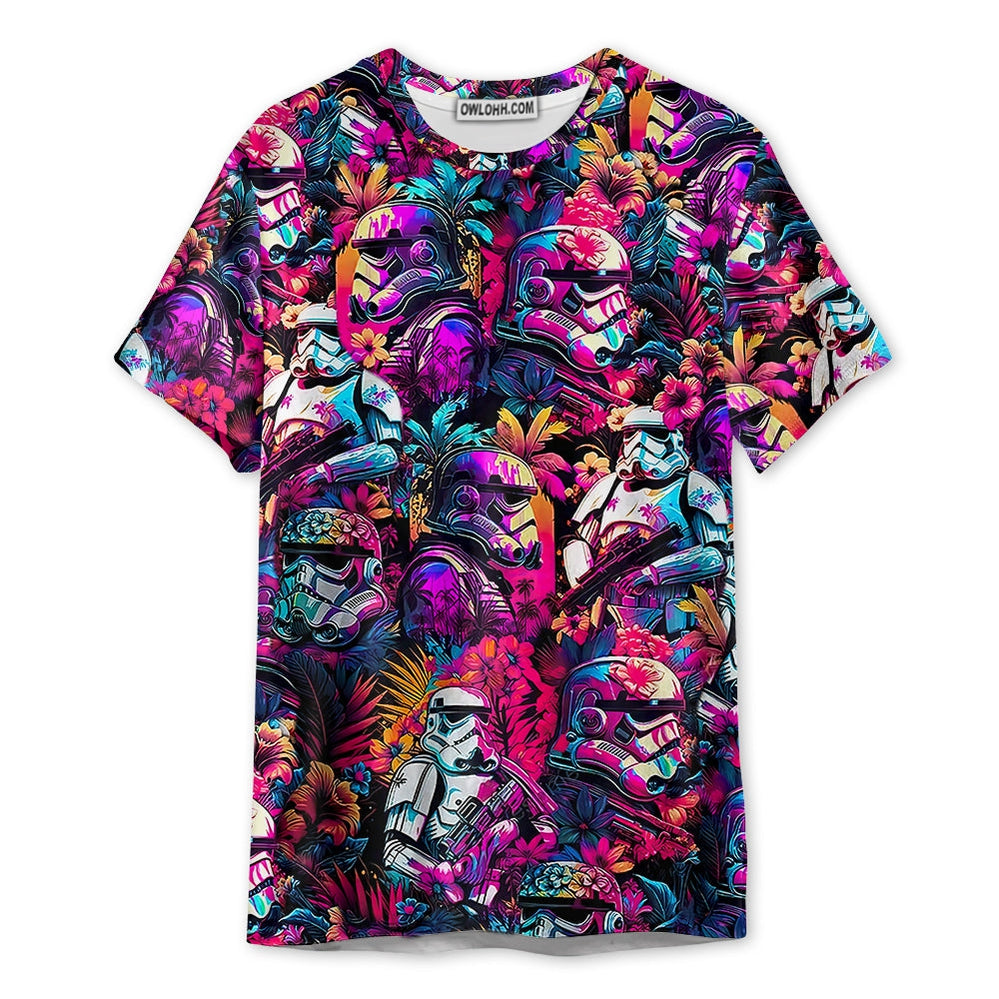 Star Wars Synthwave Cool - Unisex 3D T-shirt - Chic Loom