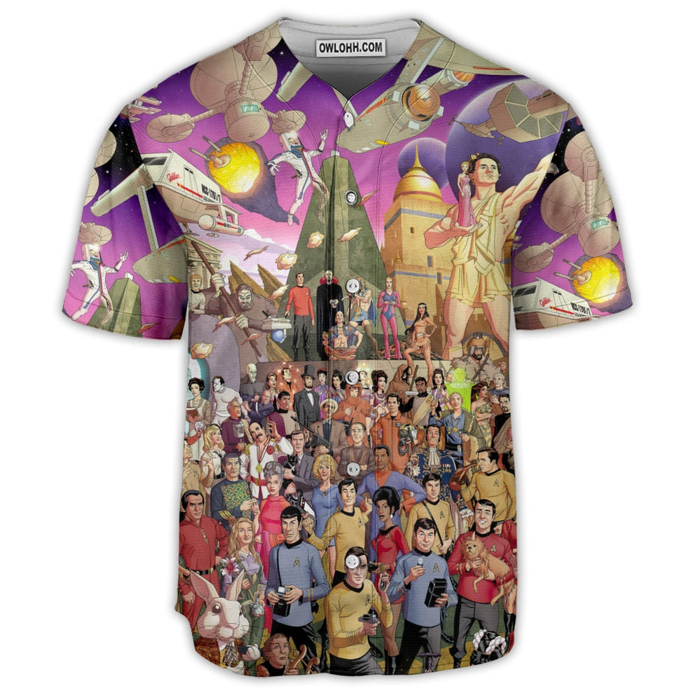 ST The Original Series 50th Anniversary Comics - Baseball Jersey - Chic Loom