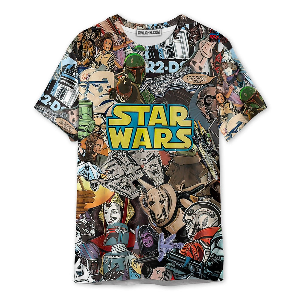 Starwars Congratulations. You Are Being Rescued - Unisex 3D T-shirt - Chic Loom