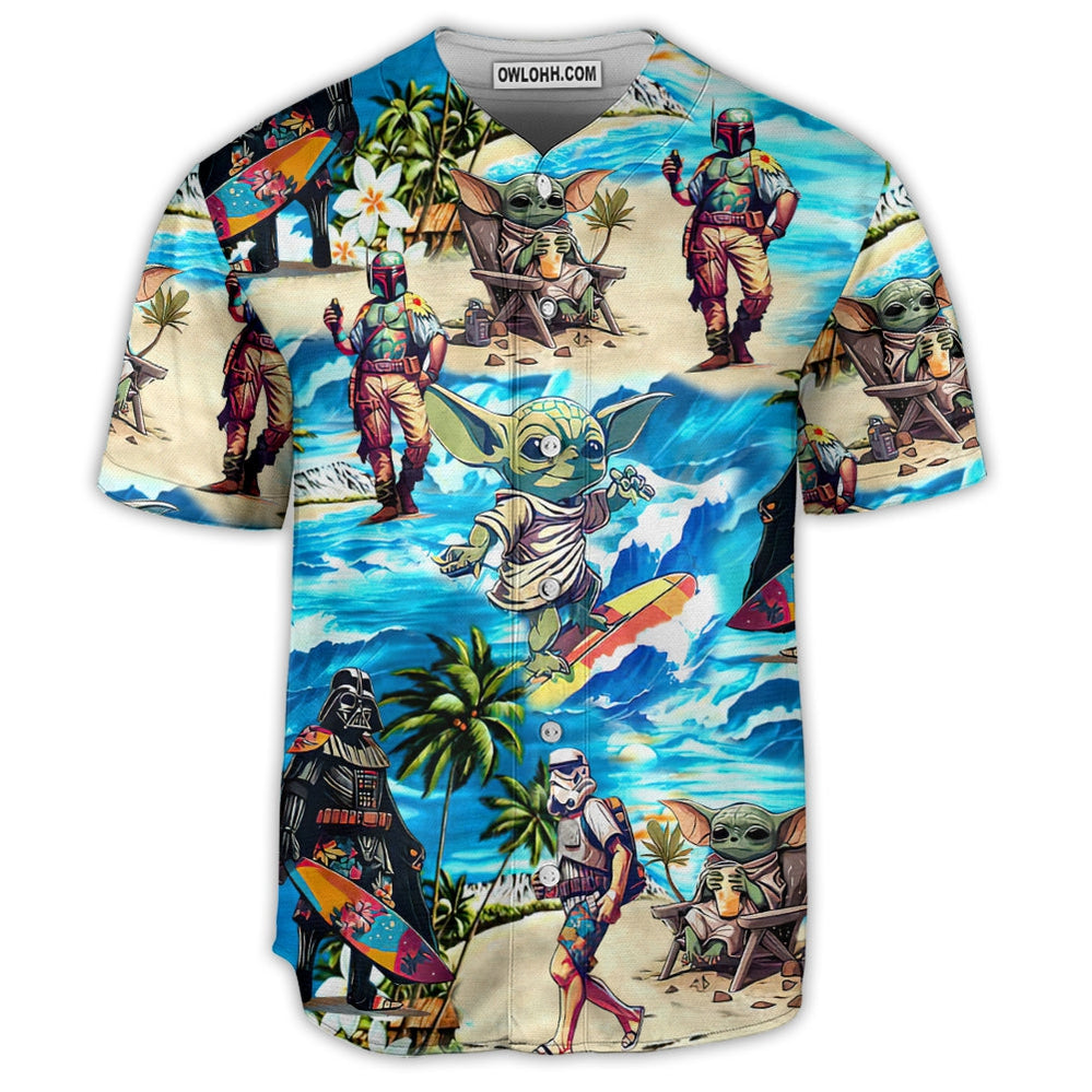 Special Starwars Surfing - Baseball Jersey - Chic Loom
