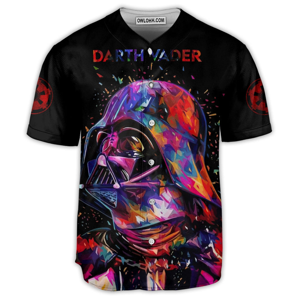 Star Wars Darth Vader Full Color - Baseball Jersey - Chic Loom