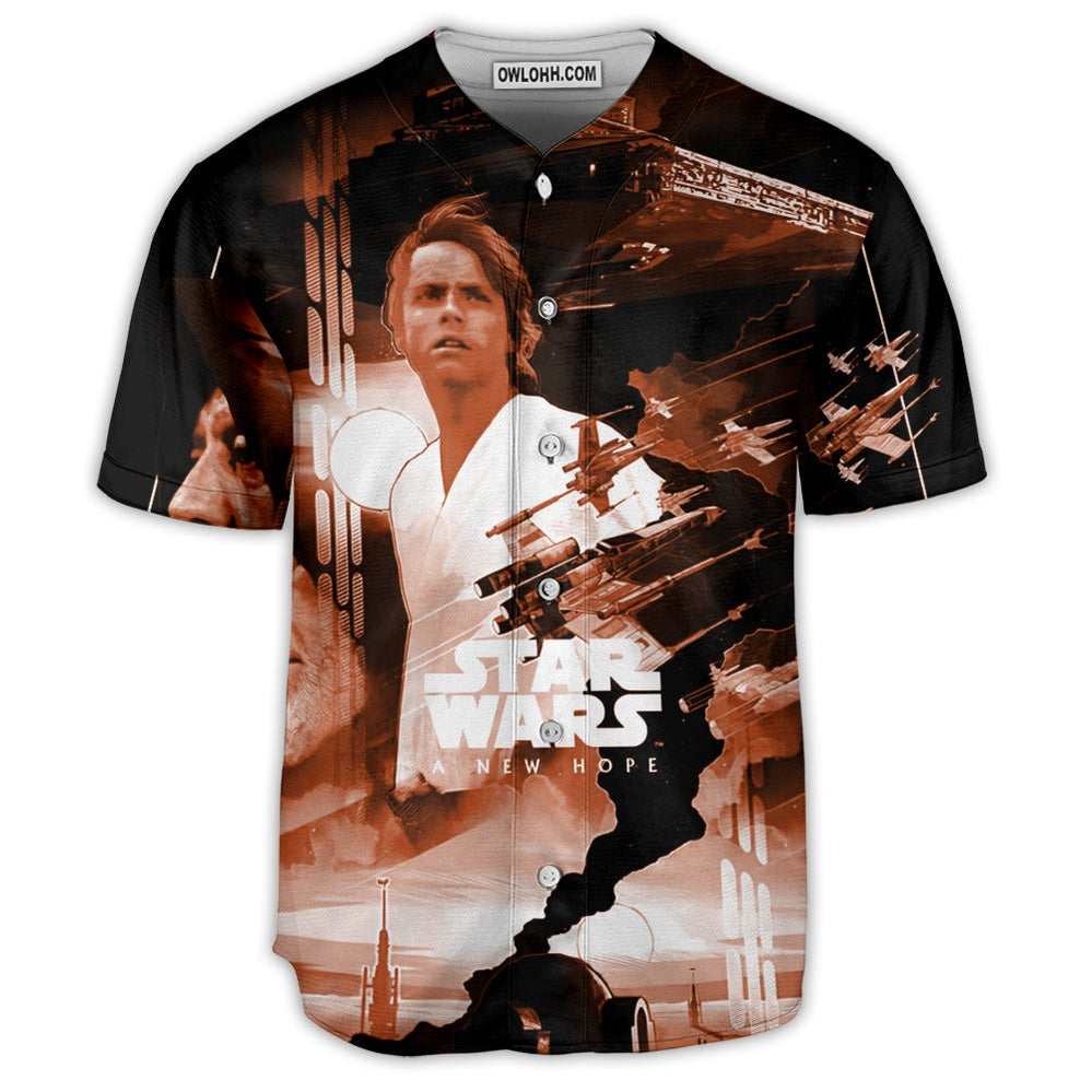 Starwars A New Hope - Baseball Jersey - Chic Loom