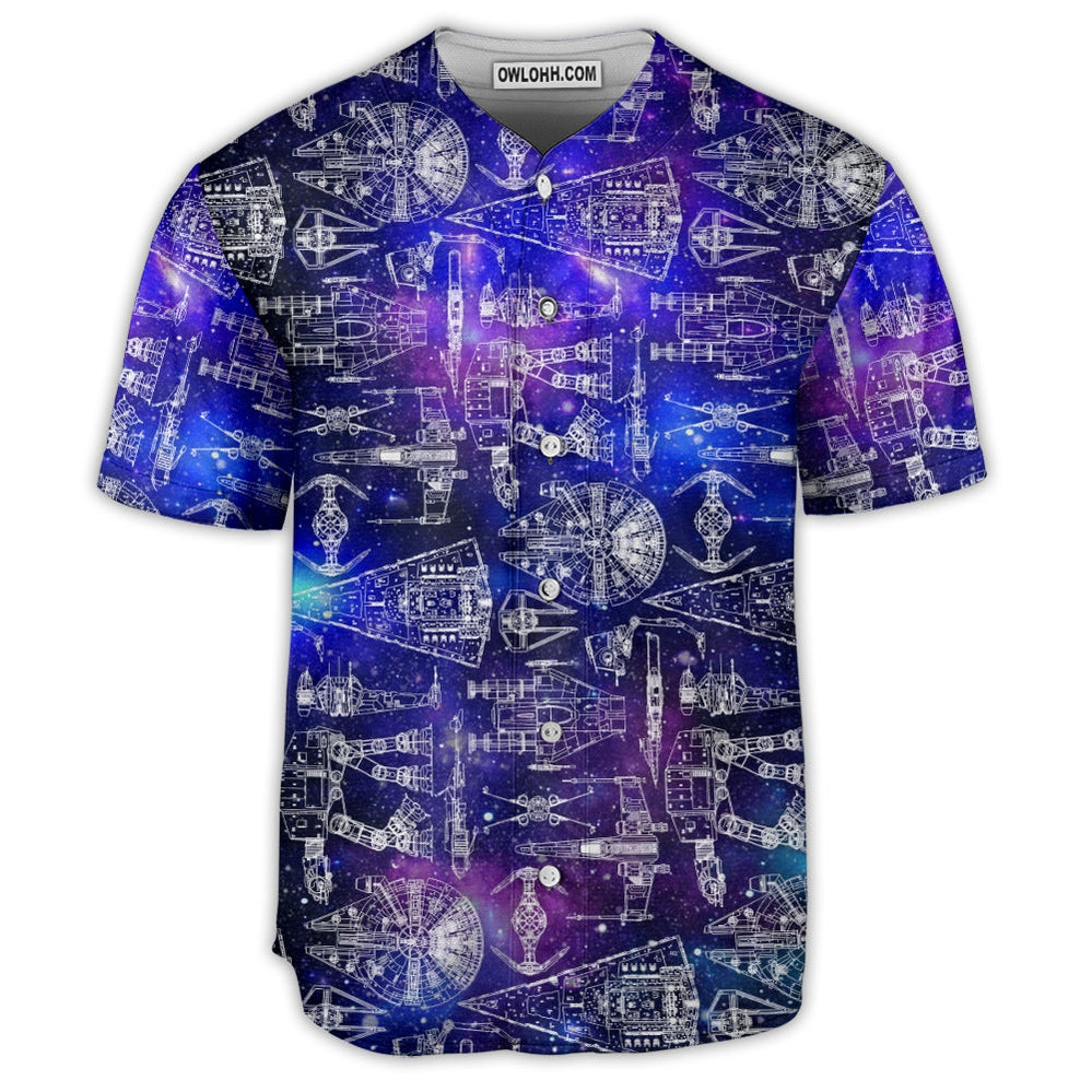 SPACE SHIPS Starwars GALAXY - Baseball Jersey - Chic Loom
