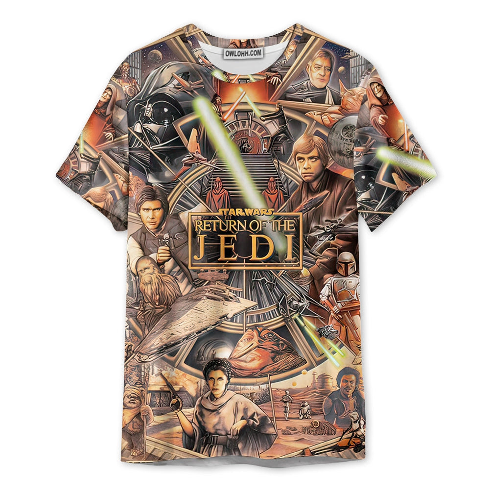 Starwars The Return Of The Jedi - Unisex 3D T-shirt - Chic Loom