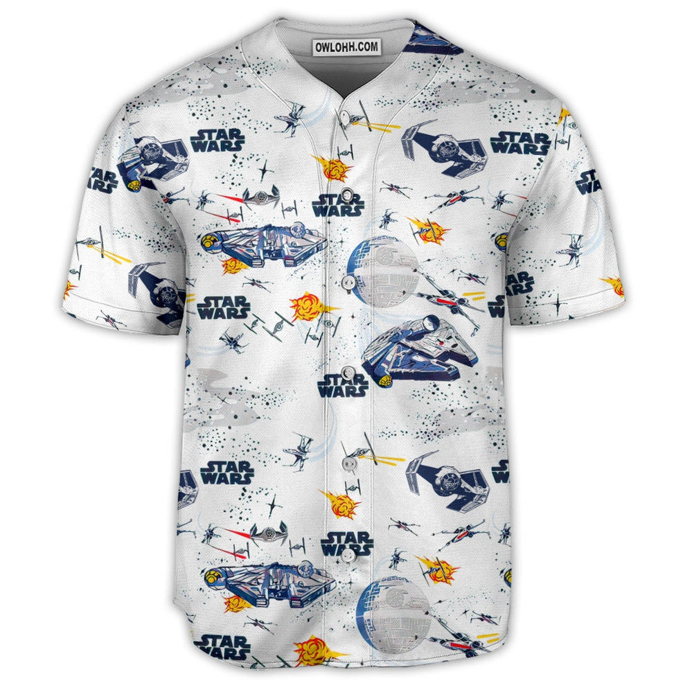 Starwars Space Ship - Baseball Jersey - Chic Loom