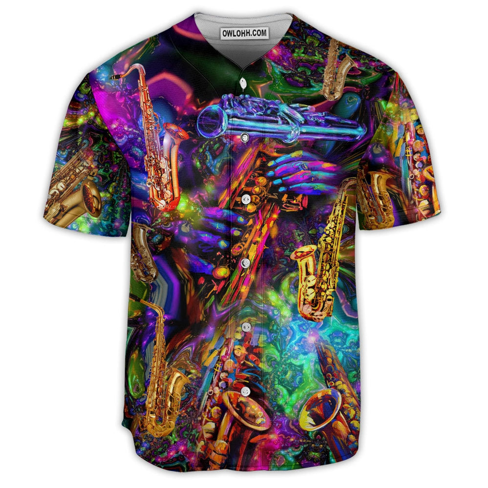 Saxophone Music Im Saxy And I Know It Saxophonist - Baseball Jersey - Chic Loom