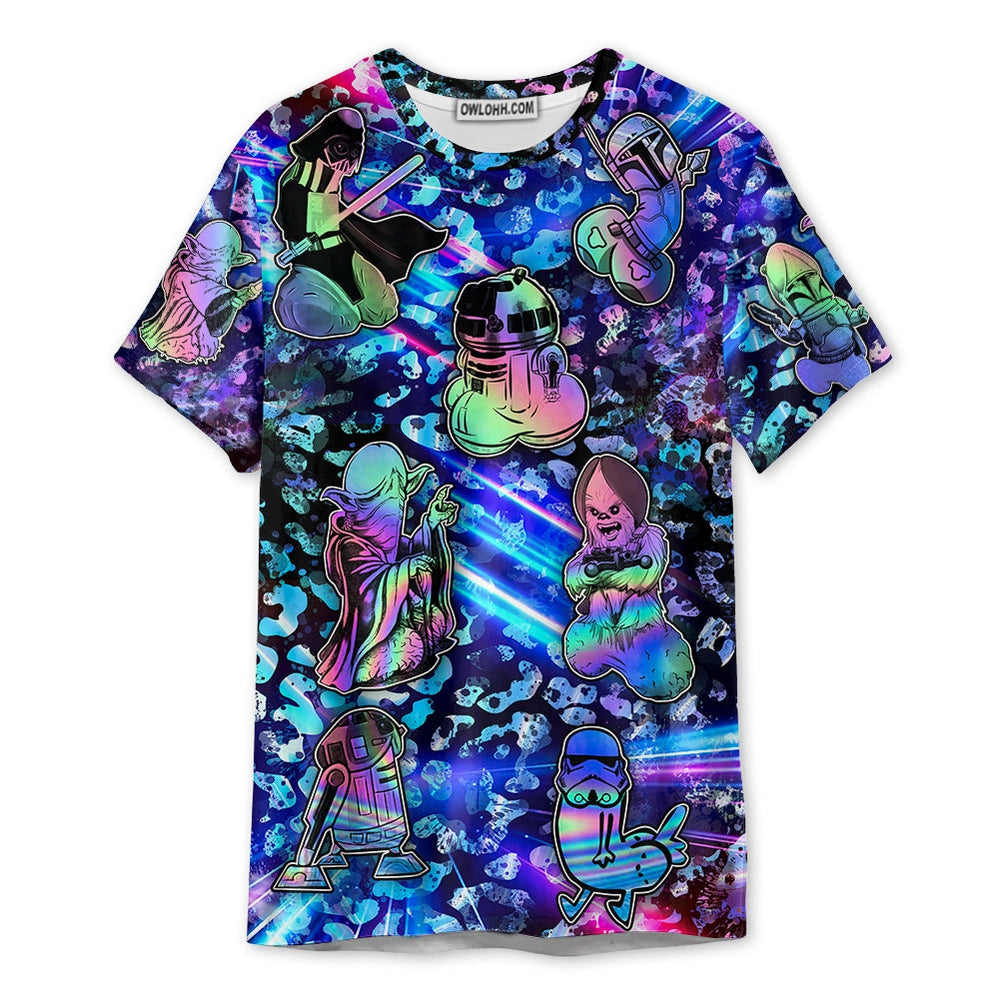 Star Wars Funny Wishing You Much Hap-Pen!s - Unisex 3D T-shirt - Chic Loom