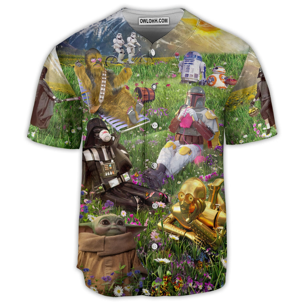 Starwars Daydreaming Happy Hour - Baseball Jersey - Chic Loom