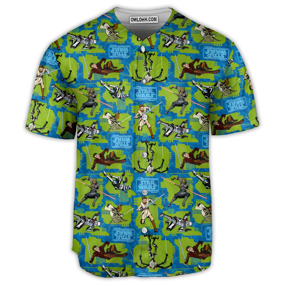 Starwars There’s Always A Bigger Fish - Baseball Jersey - Chic Loom