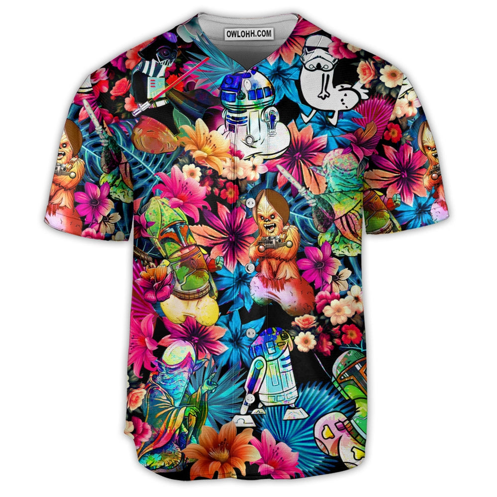 Star Wars  Special Star Wars Synthwave Funny Style - Baseball Jersey - Chic Loom