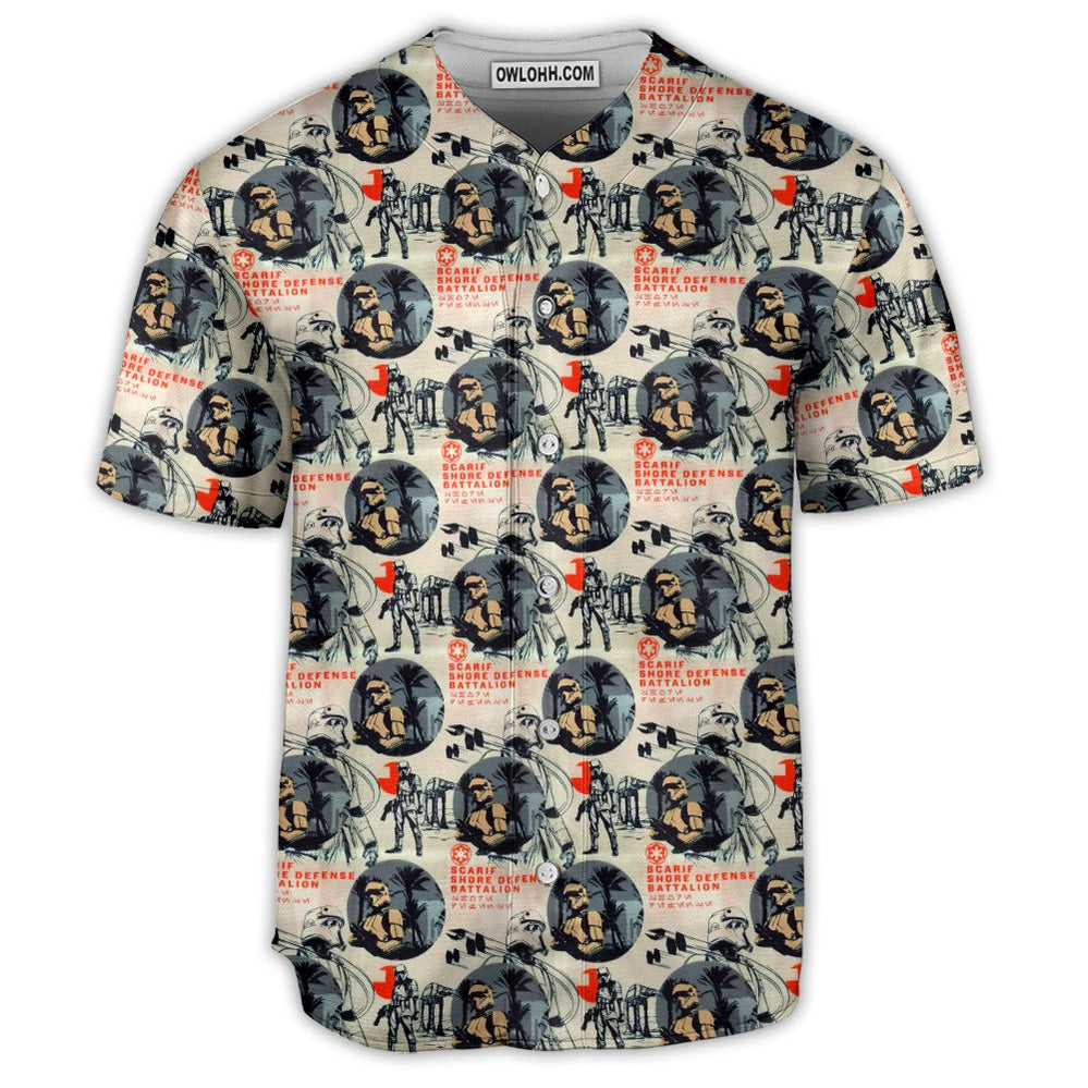 Starwars Scarif Trooper Pattern - Baseball Jersey - Chic Loom