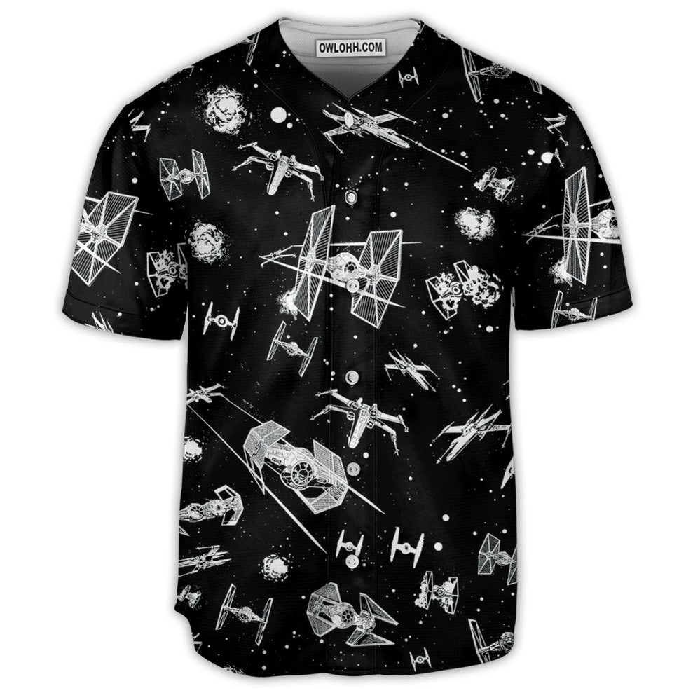 Starwars SPACECRAFT PATTERN - Baseball Jersey - Chic Loom