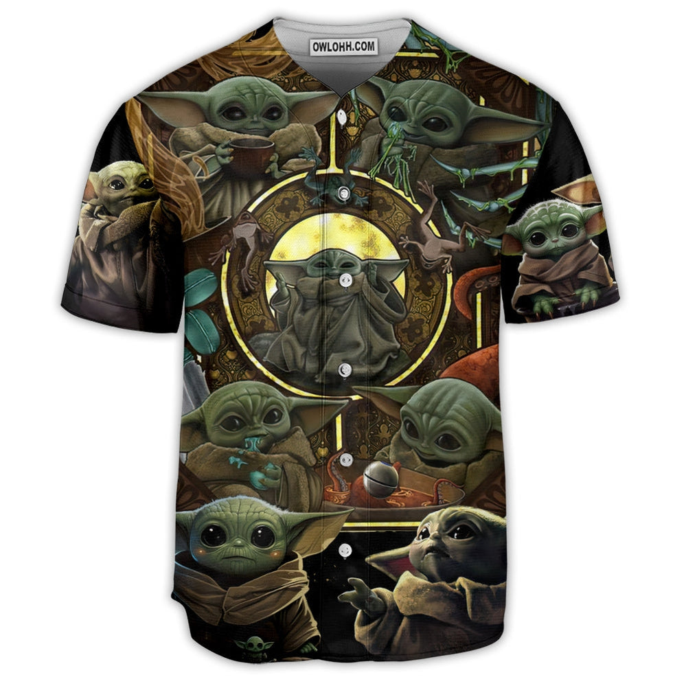 Starwars Baby Yoda In Your Area - Baseball Jersey - Chic Loom
