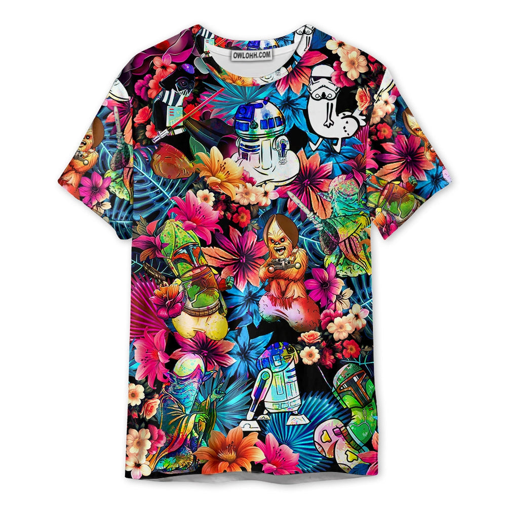 Star Wars  Special Star Wars Synthwave Funny Style - Unisex 3D T-shirt - Chic Loom