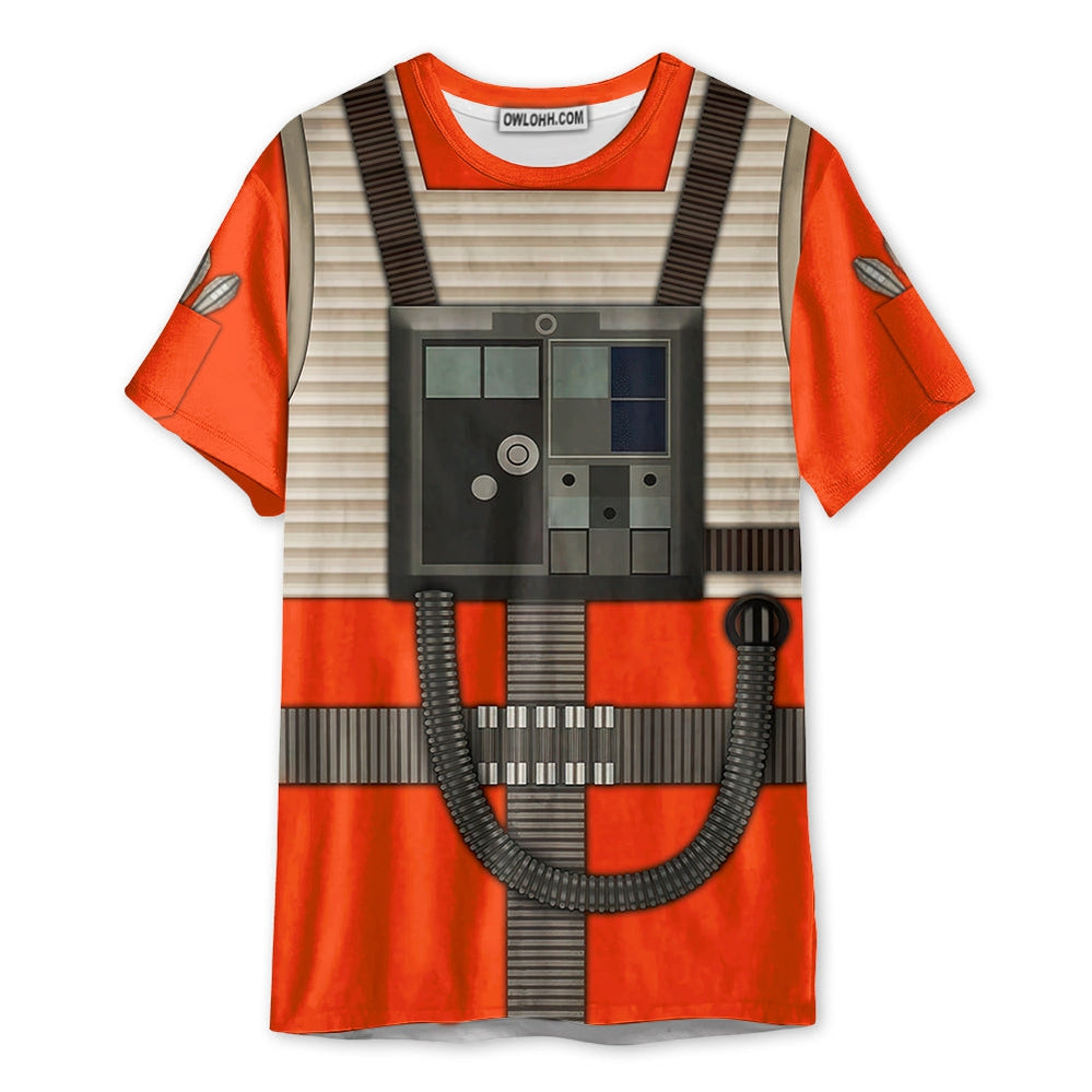 SW Rebel Pilot Cosplay - Unisex 3D T-shirt - Chic Loom