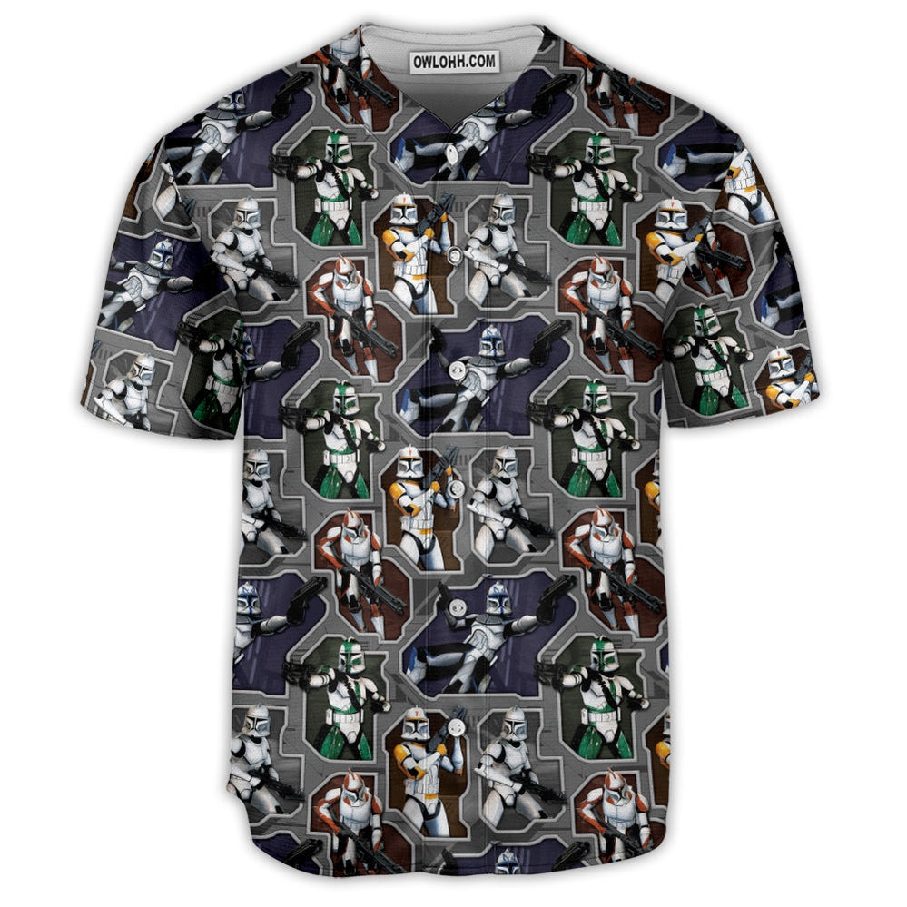 Starwars Stormtrooper These Aren't The Droids You're Looking For - Baseball Jersey - Chic Loom