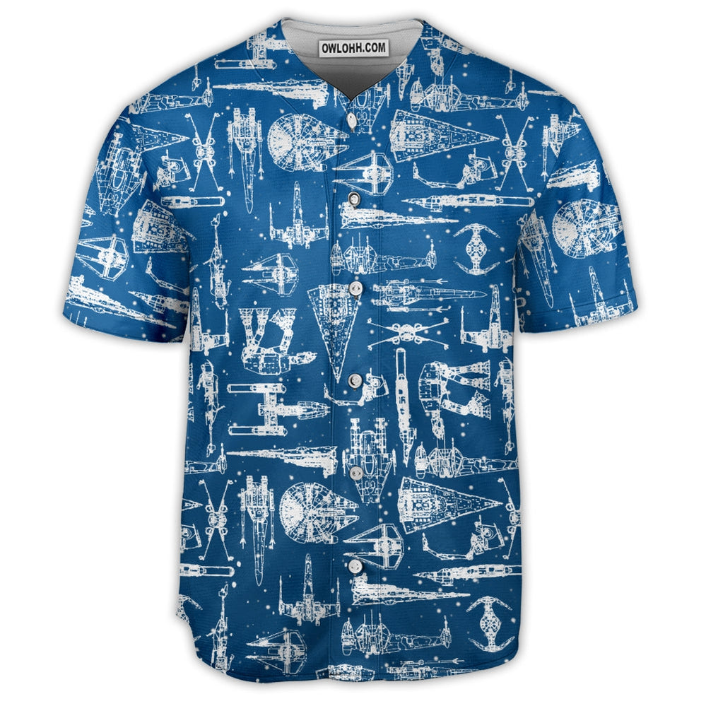 Star Wars Space Ships - Baseball Jersey - Chic Loom