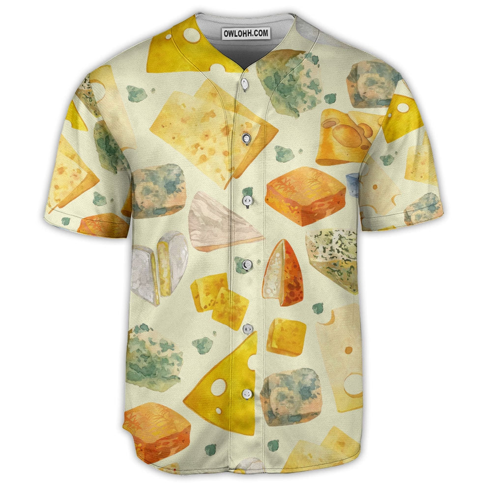 Food Cheese Art Lover - Baseball Jersey