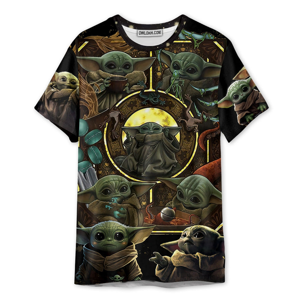 Starwars Baby Yoda In Your Area - Unisex 3D T-shirt - Chic Loom