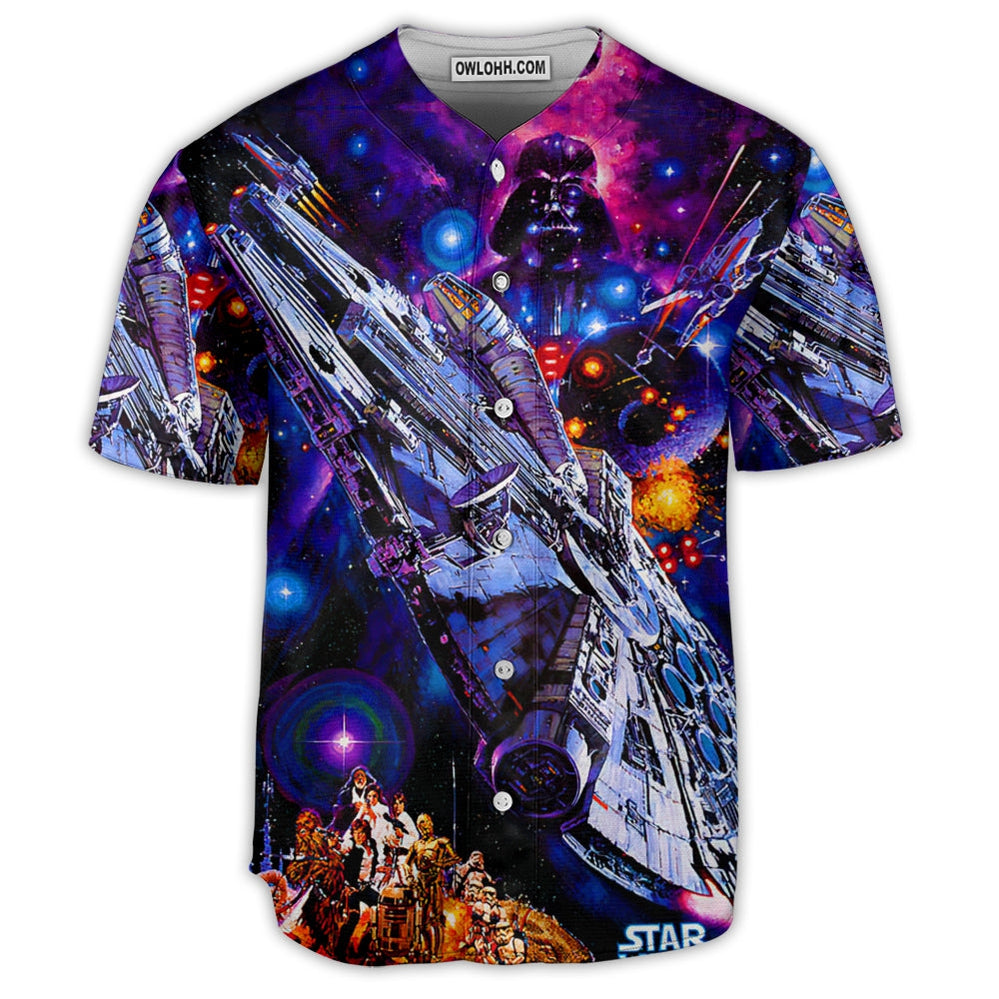 Starwars Darth Vader Millennium Falcon - Baseball Jersey - Chic Loom