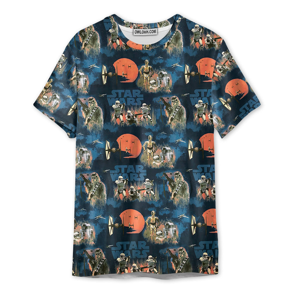 Starwars Never Underestimate A Droid - Unisex 3D T-shirt - Chic Loom