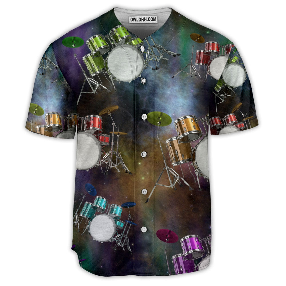 Drum Galaxy Amazing Drum Style - Baseball Jersey