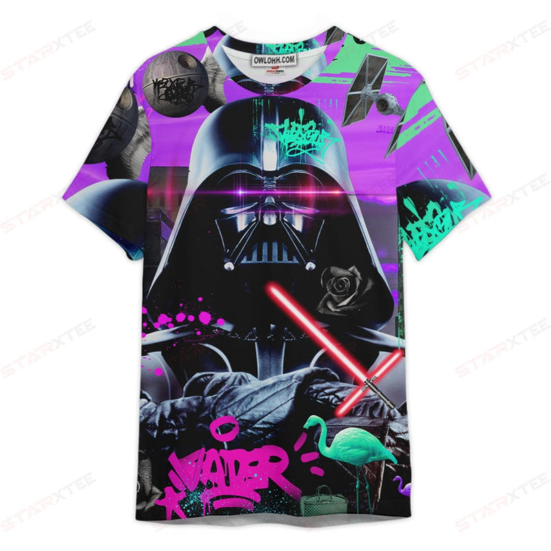 Star Wars Darth Vader Color Gift For Fans Unisex 3D T-shirt - Chic Loom