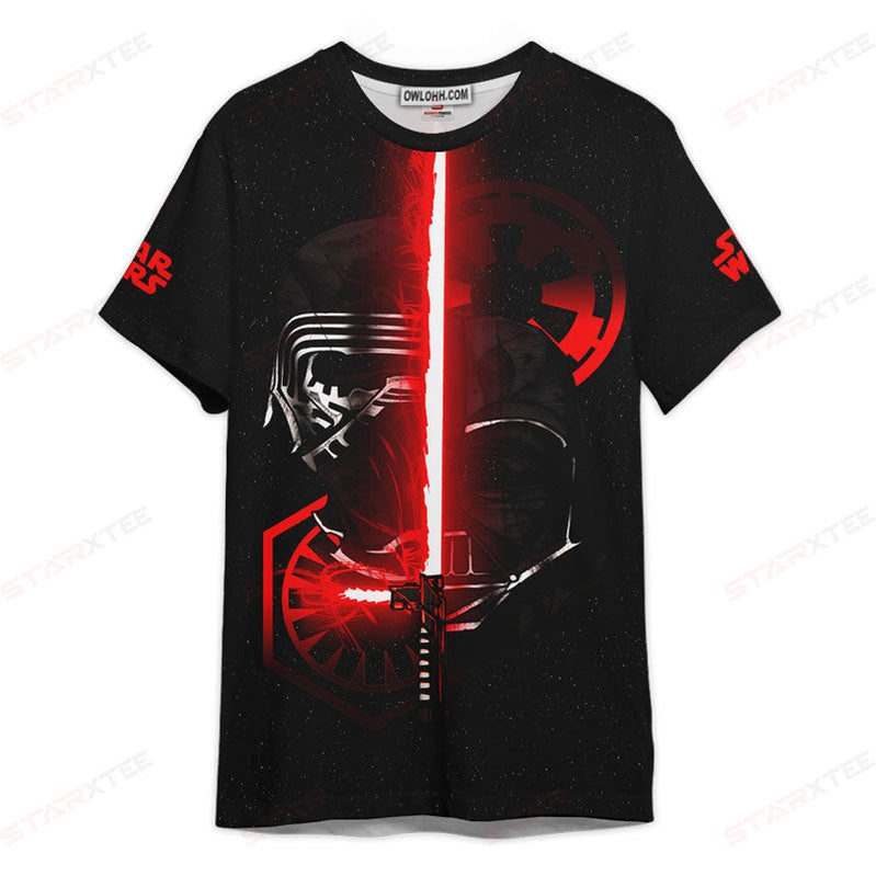 Star Wars Darth Vader Kylo Ren Gift For Fans Unisex 3D T-shirt - Chic Loom