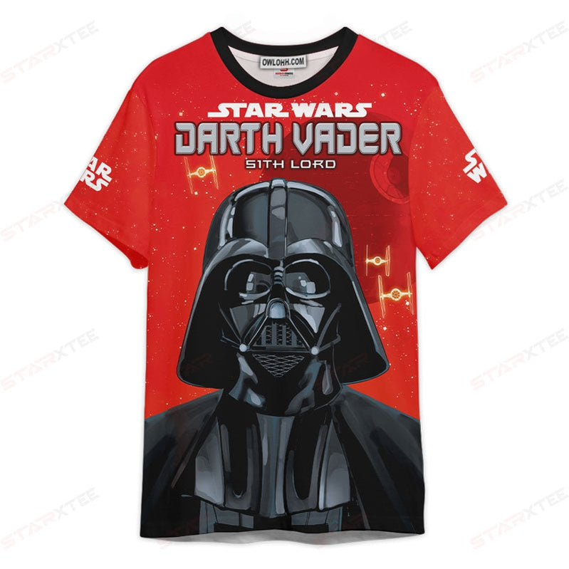 Star Wars Darth Vader Sith Lord Gift For Fans Unisex 3D T-shirt - Chic Loom