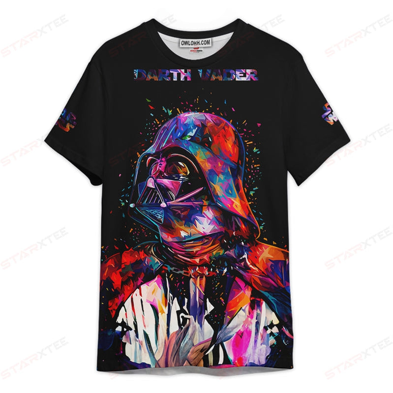 Star Wars Darth Vader Color Gift For Fans Unisex 3D T-shirt - Chic Loom