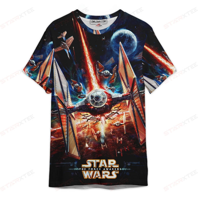 Star Wars The Force Awakens Gift For Fans Unisex 3D T-shirt - Chic Loom