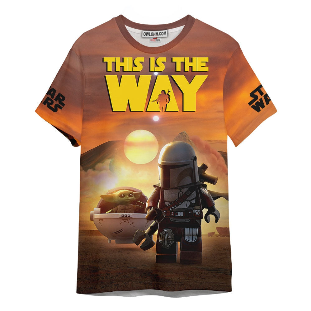Star Wars This is The Way Father's Day Gift For Fans Unisex 3D T-shirt - Chic Loom