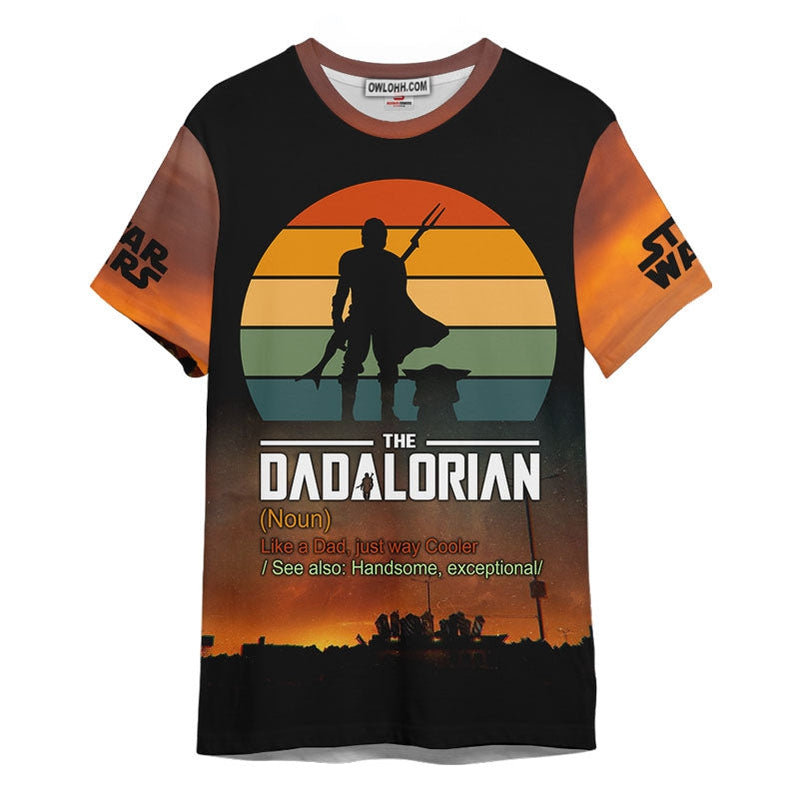 Star Wars To The Best Dad In The Galaxy Father's Day Gift For Fans Unisex 3D T-shirt - Chic Loom