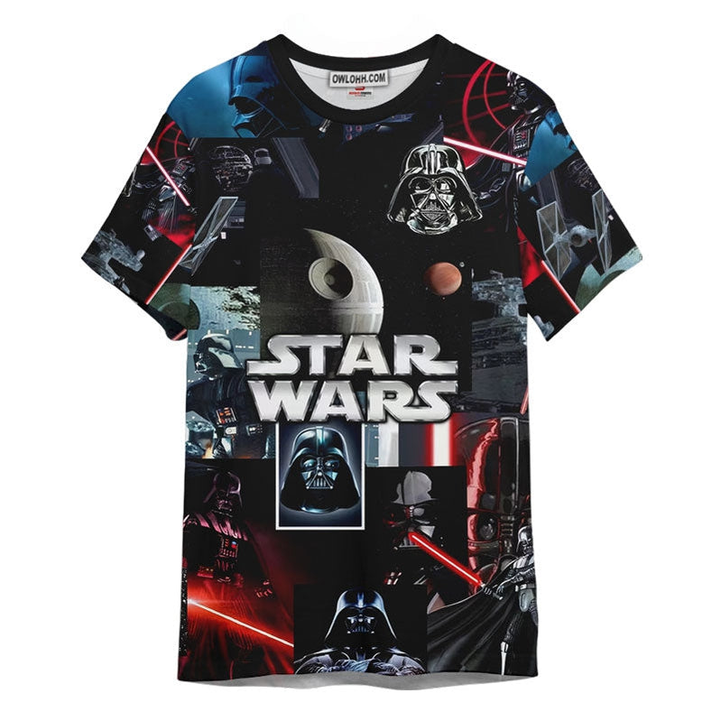 Star Wars Darth Vader Pattern Gift For Fans Unisex 3D T-shirt - Chic Loom