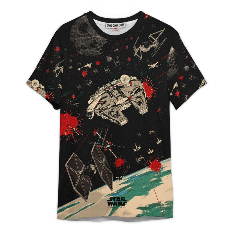 Star Wars Return Of The Jedi Gift For Fans Unisex 3D T-shirt - Chic Loom