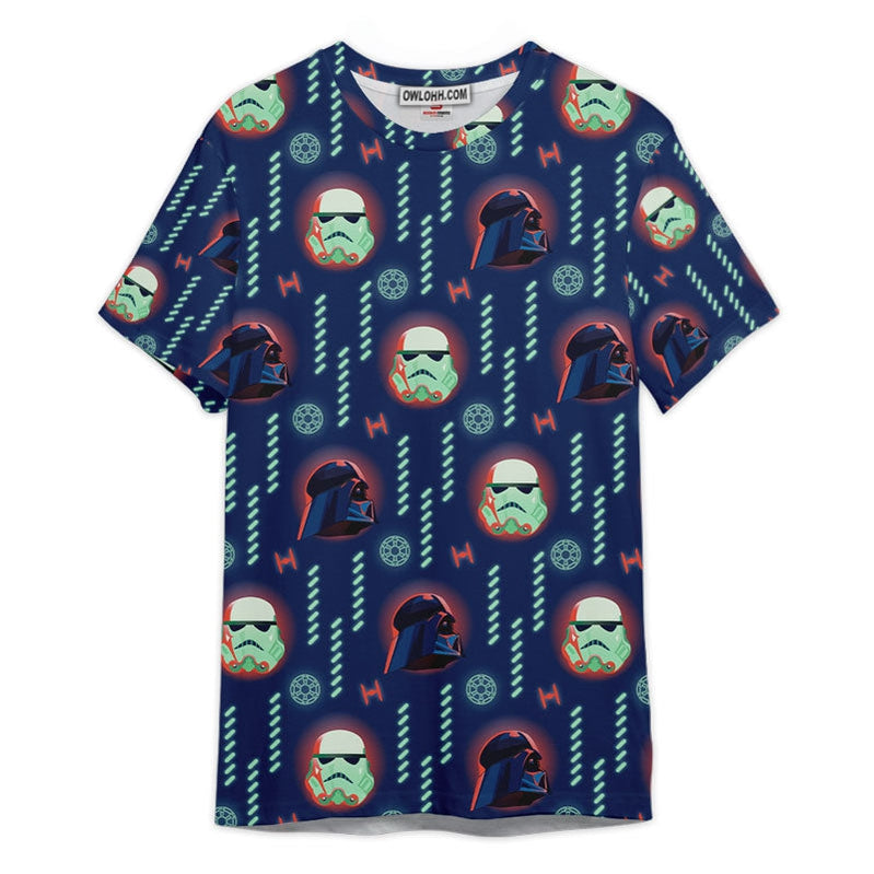 Star Wars Darth Vader Pattern Gift For Fans Unisex 3D T-shirt - Chic Loom