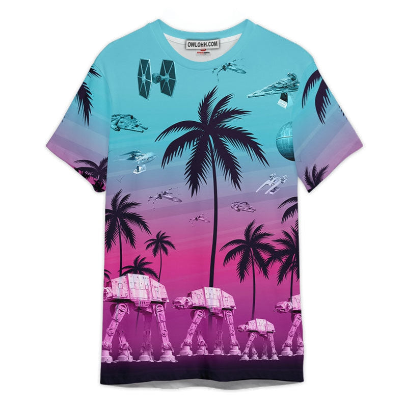 Star Wars Summer Beaches Gift For Fans Unisex 3D T-shirt - Chic Loom