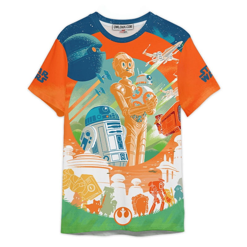 Star Wars Adventures Gift For Fans Unisex 3D T-shirt - Chic Loom