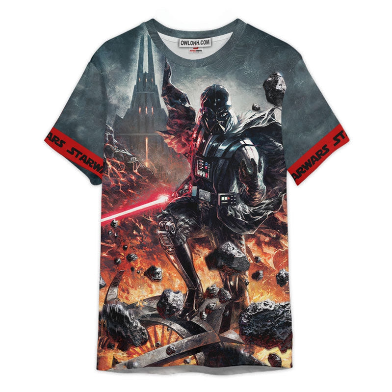 Star Wars Darth Vader Gift For Fans Unisex 3D T-shirt - Chic Loom