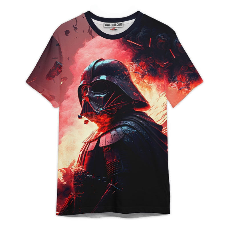 Star Wars Darth Vader Fire Gift For Fans Unisex 3D T-shirt - Chic Loom
