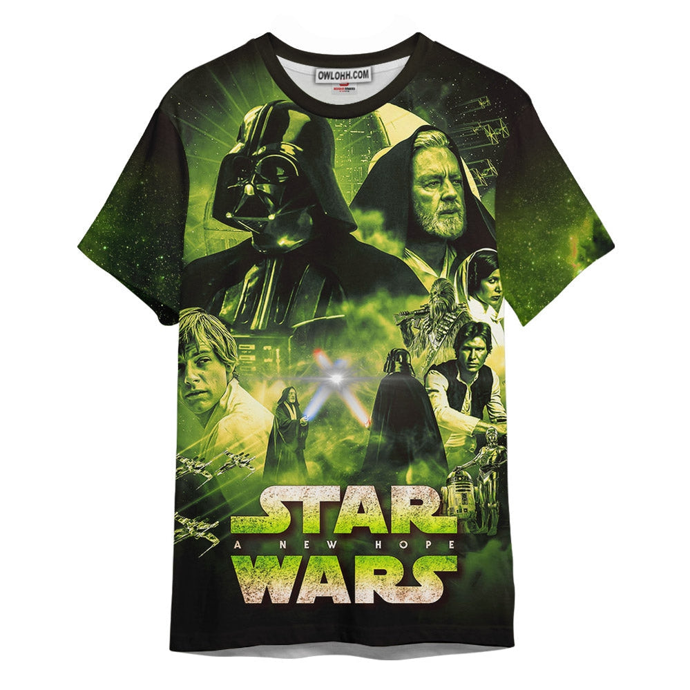 Star Wars A New Hope Gift For Fans Unisex 3D T-shirt - Chic Loom