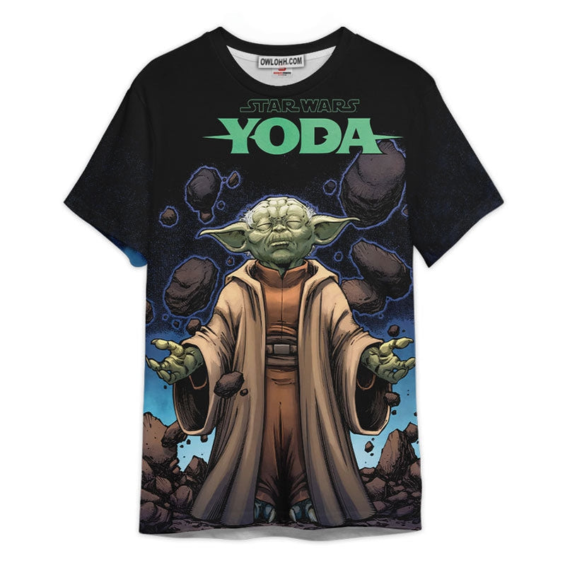 Star Wars Yoda Gift For Fans Unisex 3D T-shirt - Chic Loom
