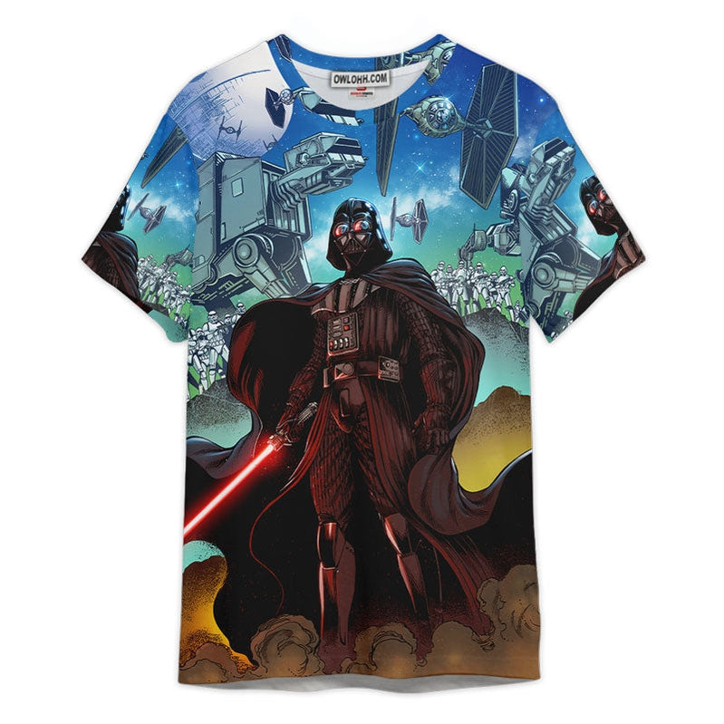 Star Wars Darth Vader Space Gift For Fans Unisex 3D T-shirt - Chic Loom